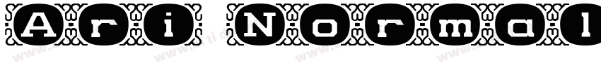 Ari NormalA字体转换